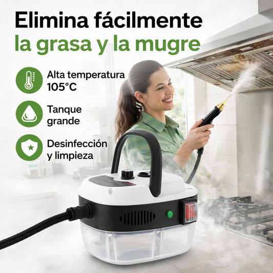 ¿Cansado de refregar y que no quede limpio? llego la solución máquina a vapor 🔥
