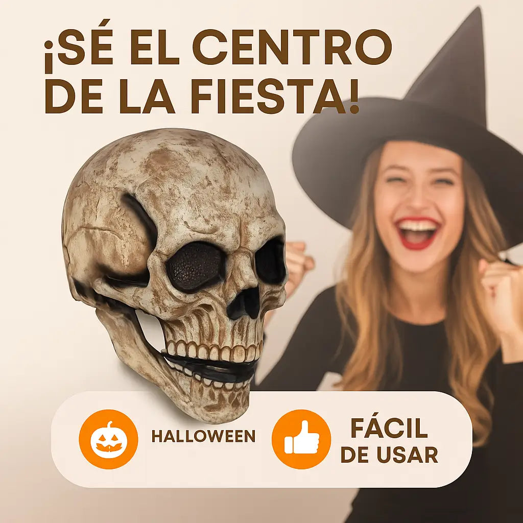 Máscara de Calavera Súper Realista 💀