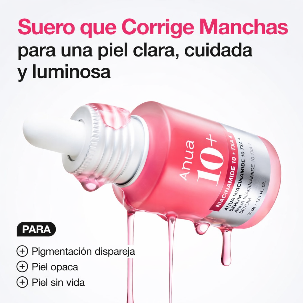 ✨ Dile adiós al tono disparejo y recupera una piel visiblemente más luminosa I Niacinamide 10 TXA  Serum 30ml