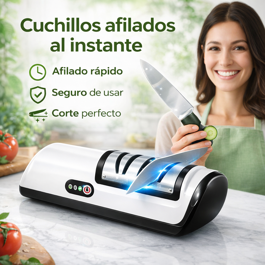 ¿Tus cuchillos no cortan? Devuélveles el filo en segundos sin esfuerzo