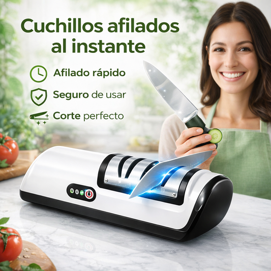 ¿Tus cuchillos no cortan? Devuélveles el filo en segundos sin esfuerzo