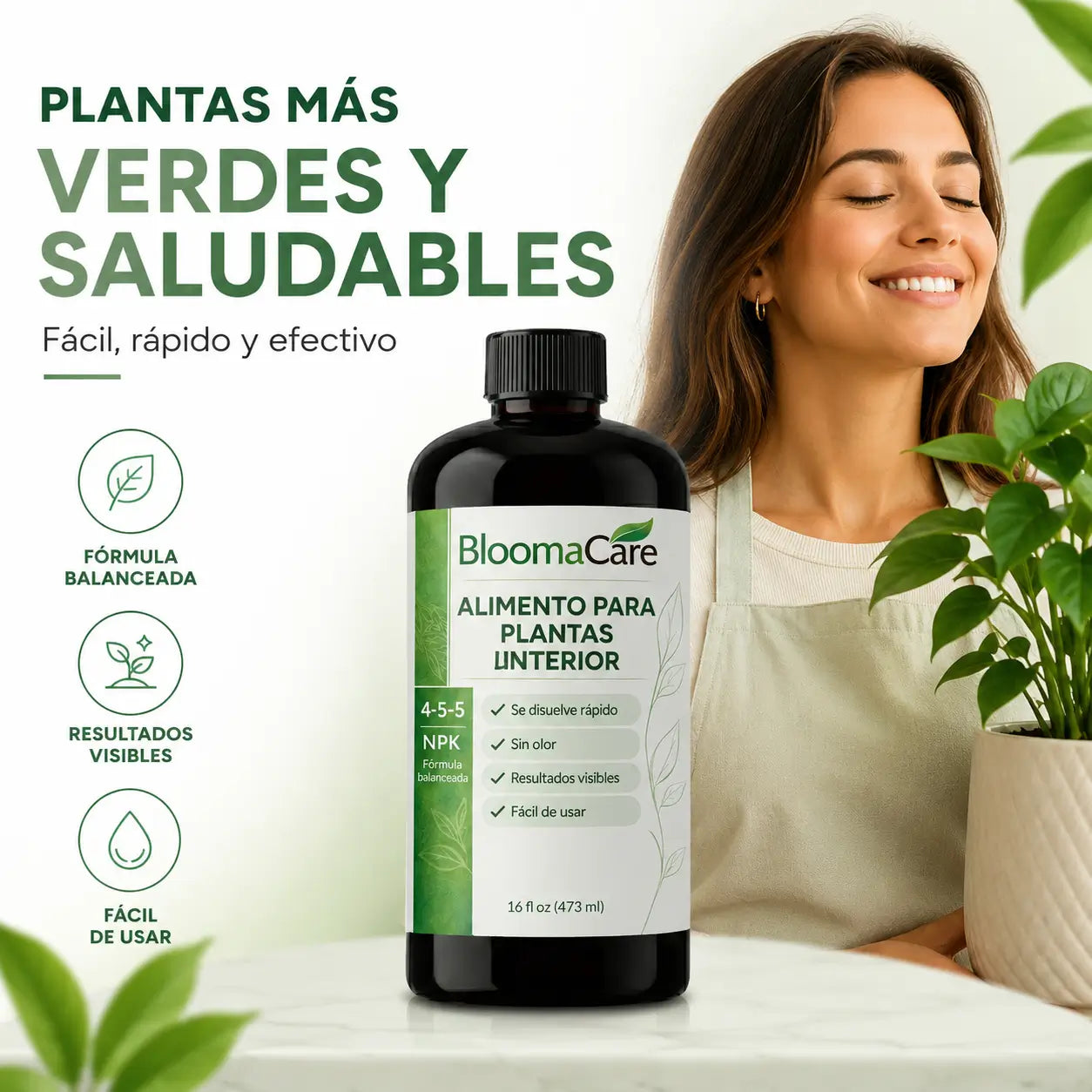 BloomaCare®: Alimento Líquido Universal ¡Plantas Vibrantes al Instante! 🌿✨