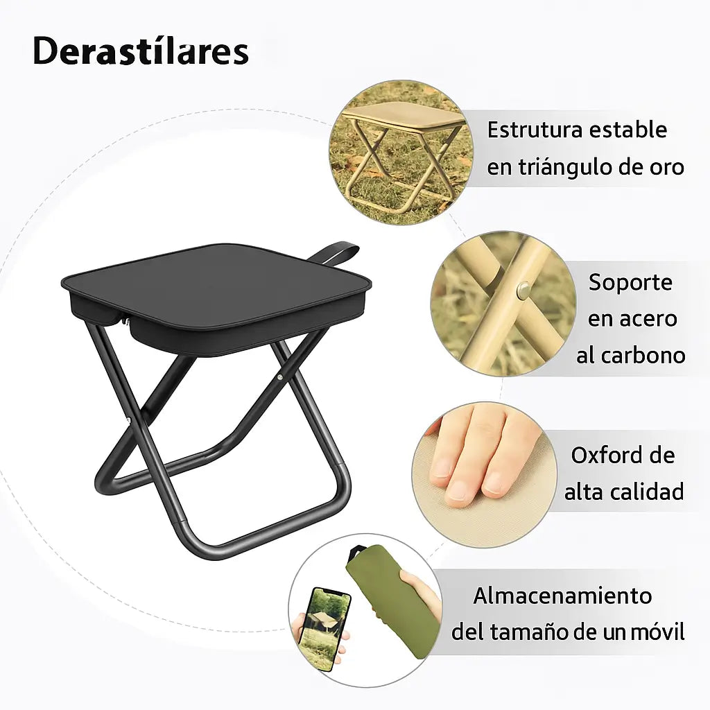 Silla plegable en Acero