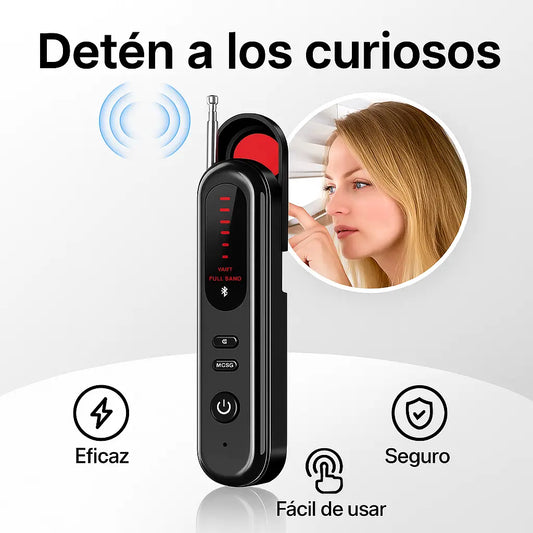 Detecta y bloquea cámaras y micrófonos ocultos con un solo dispositivo portátil