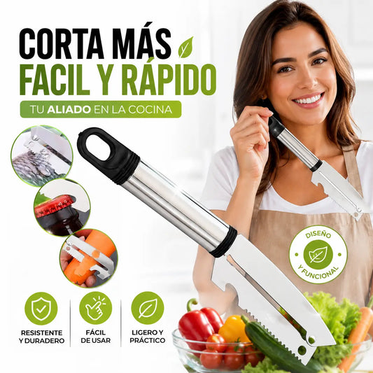 Raspador Maestro 3-en-1 Pro: La Herramienta Definitiva para Dominar su Cocina en Segundos.