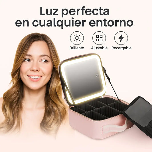 Organizador De Maquillaje y Joyero con Espejo