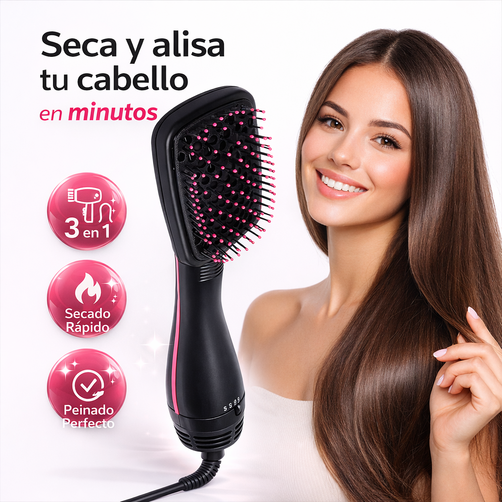 💁‍♀️ Seca, alisa y da volumen a tu cabello en un solo paso