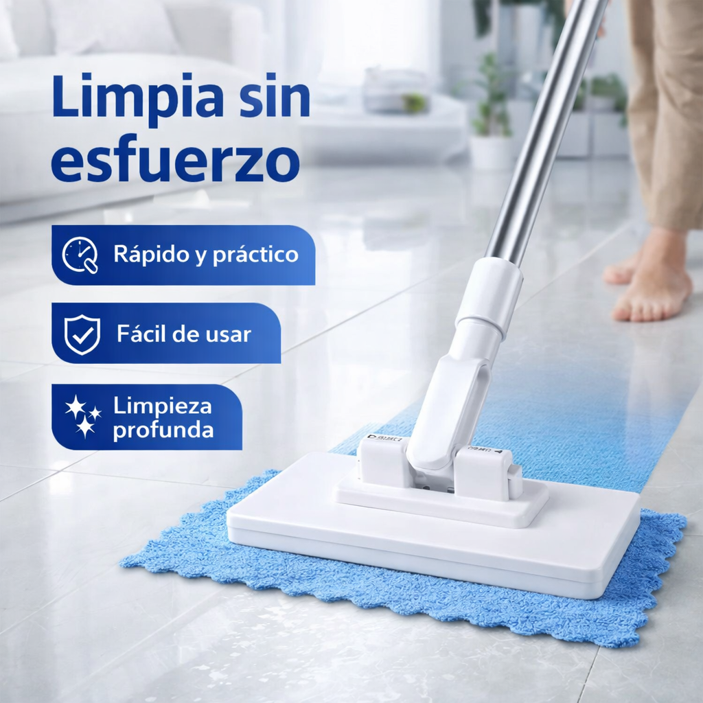 🚀 Menos esfuerzo, menos tiempo, pisos limpios todos los días