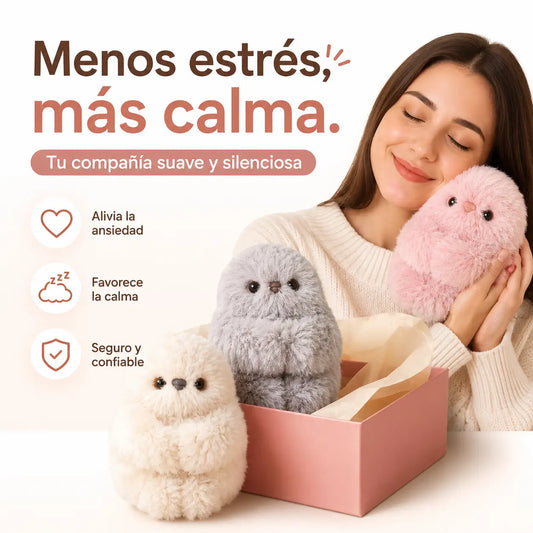 BuhoBot Interactivo: Tu Peluche Kawaii que Repite y Gira! ✨🦉