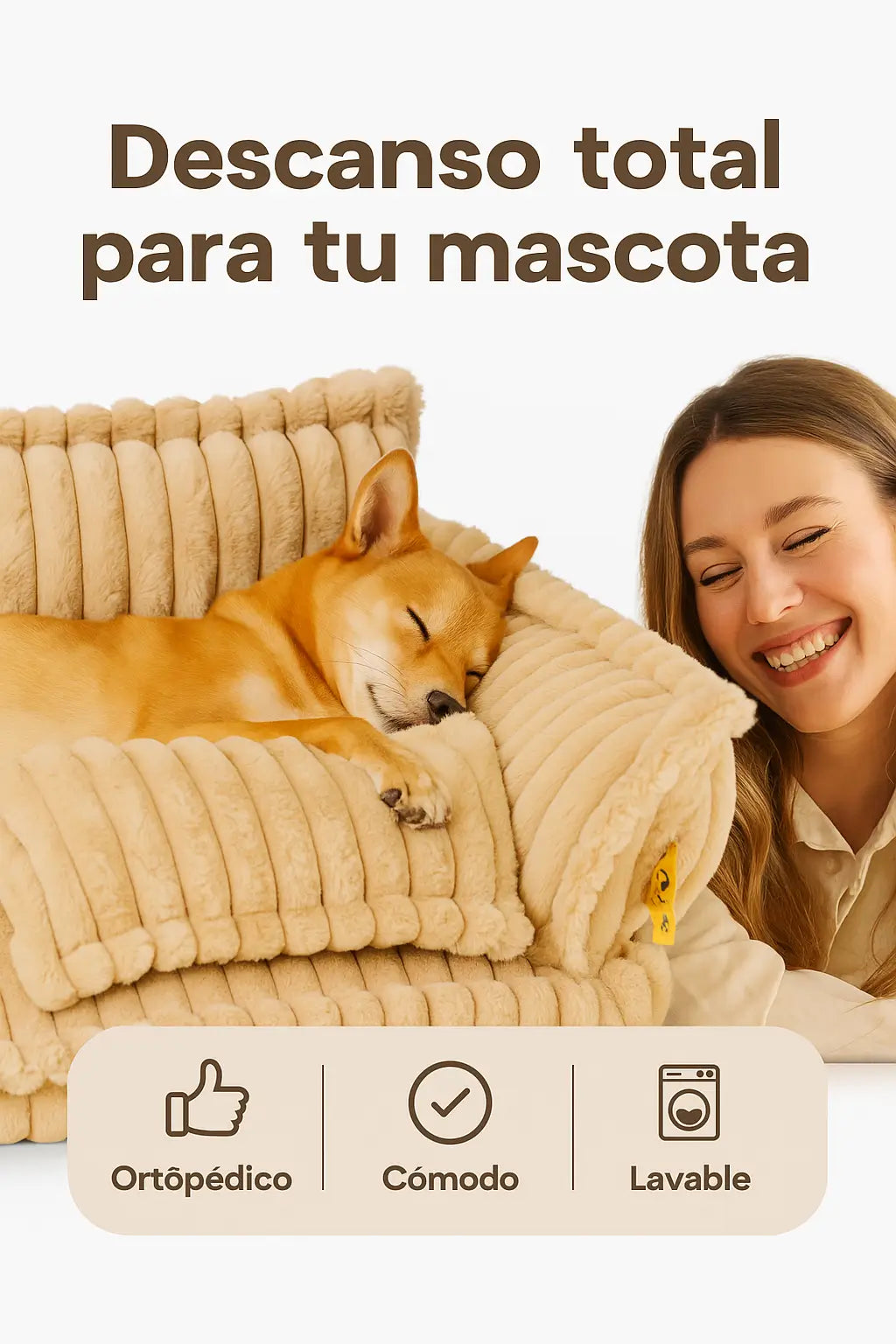 Sofá Cama para Mascotas Snozzy Dreams