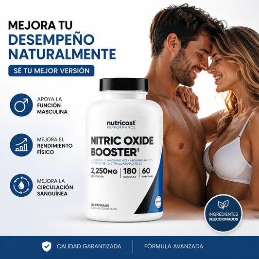Óxido Nítrico con L-Arginina y L-Citrulina