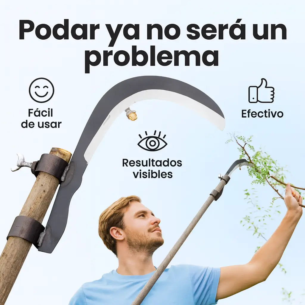 🔥OFERTA 1 CABEZAL DE HOZ +1 GRATIS🔥 – Cuchilla profesional para podar árboles altos