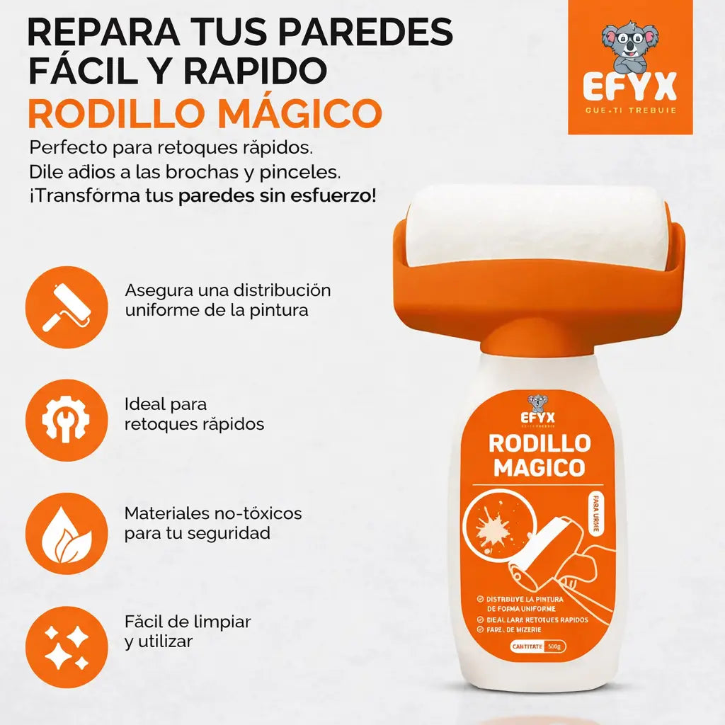 Rodillo Paredes Renueva tu Hogar en Minutos: Sin Goteos, Sin Manchas y Sin Pagar Pintores Caros.