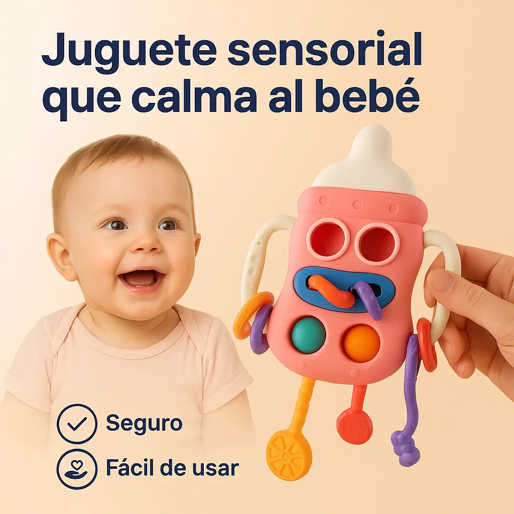 Juguete Biberon Sensorial 5 En 1