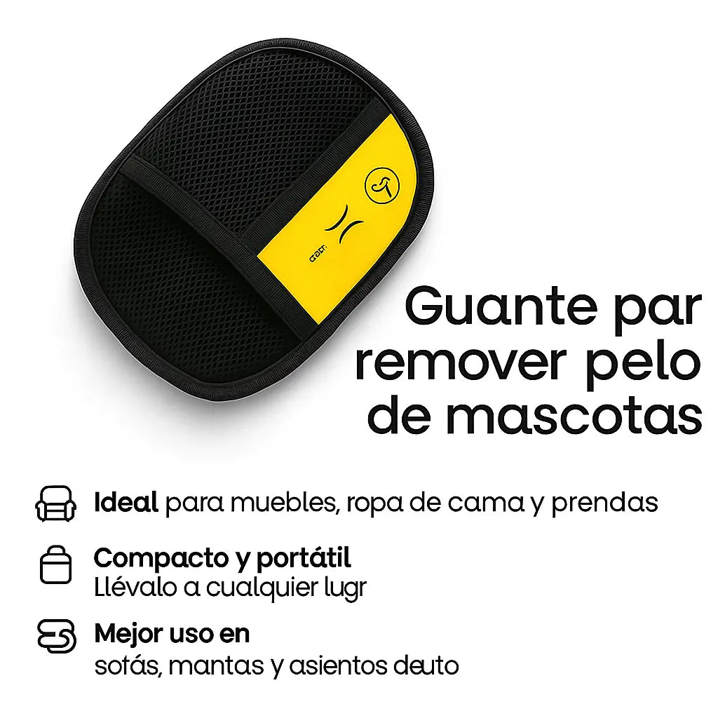 Guante Removedor de Pelo para Mascotas