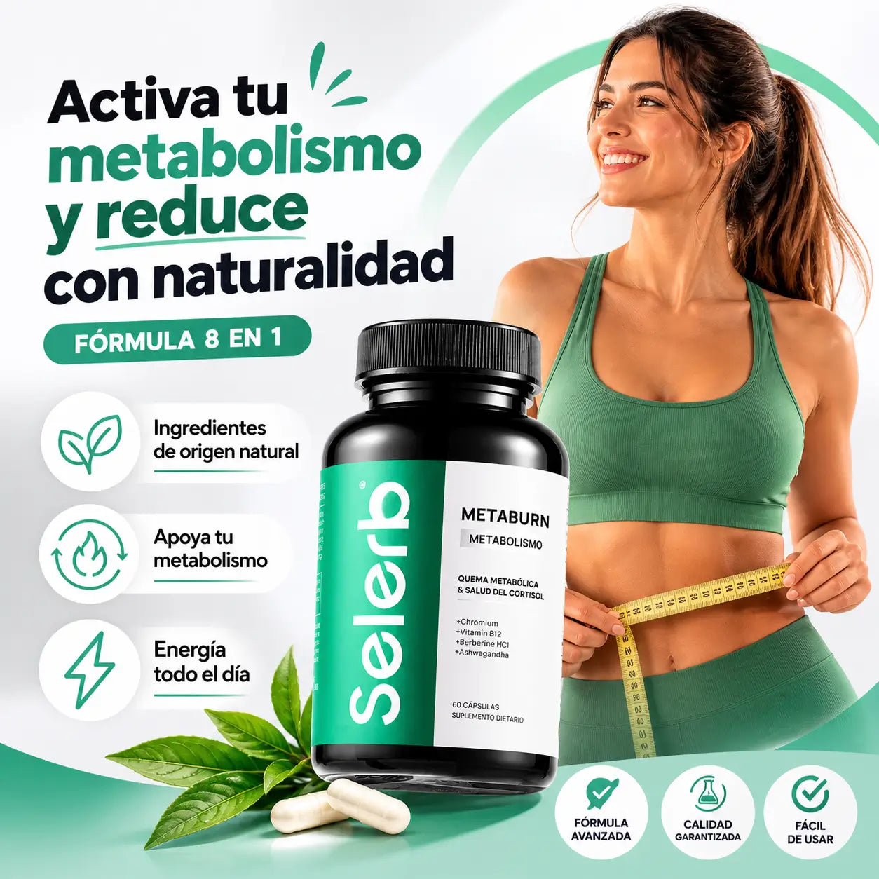 Selerb Metaburn — Activa Tu Metabolismo, Dispara Tu Energía y Domina Tu Día