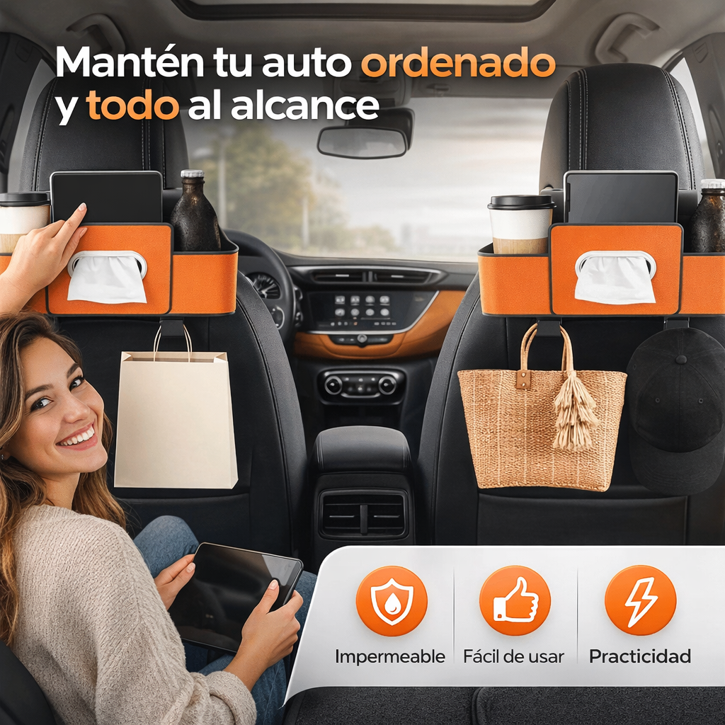 ✨ Tu carro más organizado, cómodo y práctico desde hoy