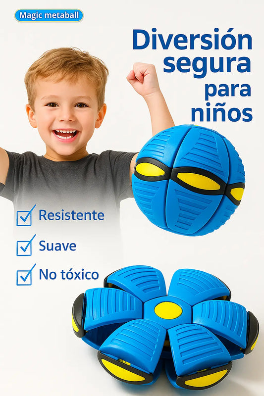 ¡Diversión que rebota y despega! – Magic Metaball, la pelota que se transforma en disco