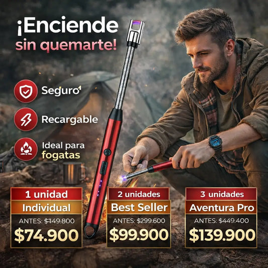Encendedor electrico: Domina el fuego en cualquier condición