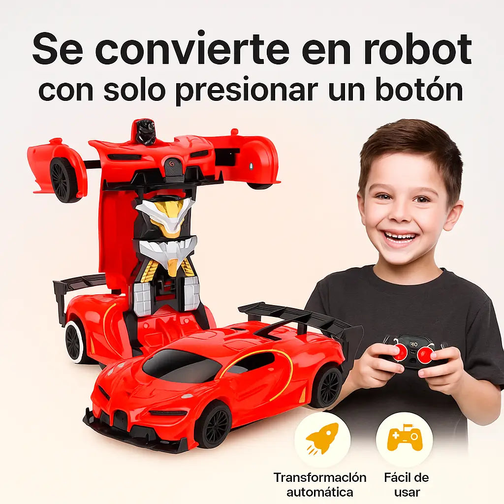 Carro Transformable-De Súper Auto a Robot en Segundos