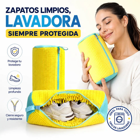 Bolsa Para Lavar Zapatos en Lavadora y Secadora - Protege y Limpia