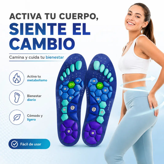 Plantilla Magnética de Acupresión — Activa tu cuerpo con cada paso