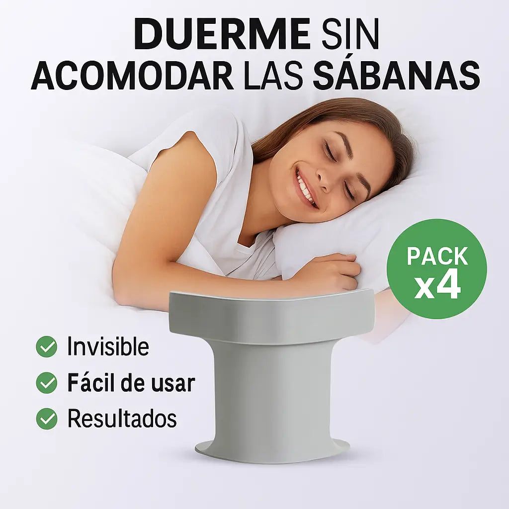 Sujetadores Invisibles para Sábanas – ¡Despídete de las sábanas sueltas!