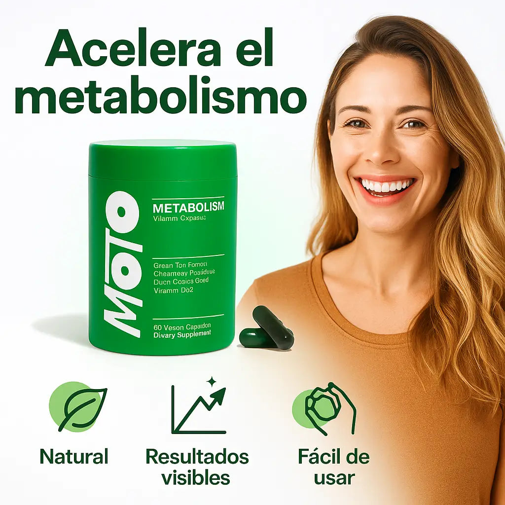 Moto Metabolism Support x 60 capsulas – Energía diaria y apoyo al metabolismo