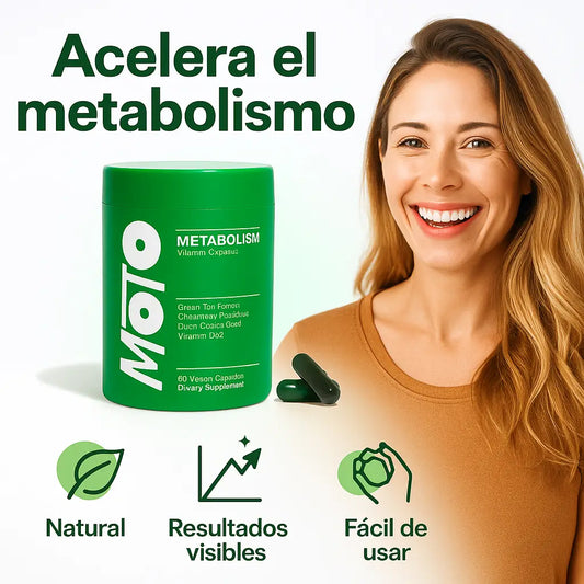 Moto Metabolism Support x 60 capsulas – Energía diaria y apoyo al metabolismo