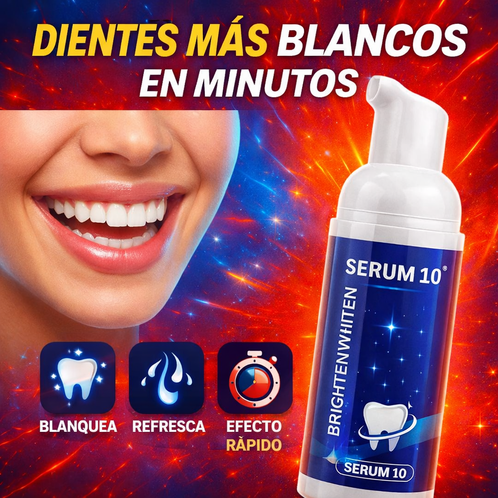 Espuma Aclarante Dental: Dientes Más Blancos sin Tratamientos Costosos