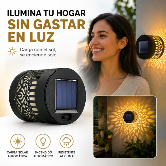 Lámpara Solar LED Marroquí: Ambiente Zen para tu Jardín 💡✨