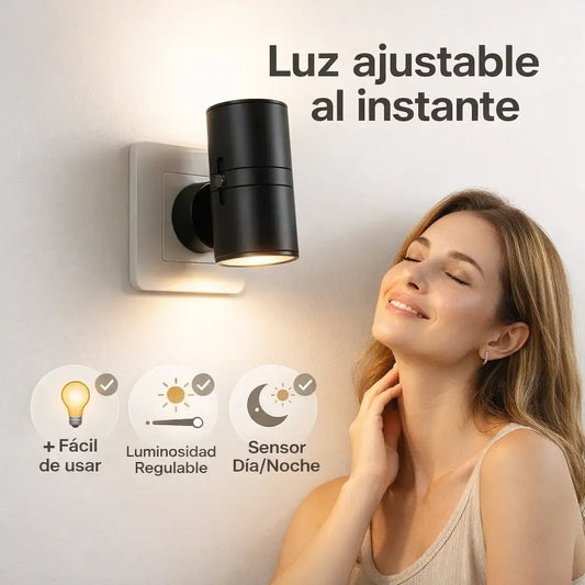 Adiós a los pasillos lúgubres. La lámpara de diseño que se enchufa y te regala la luz perfecta, de hotel, sin complicaciones.