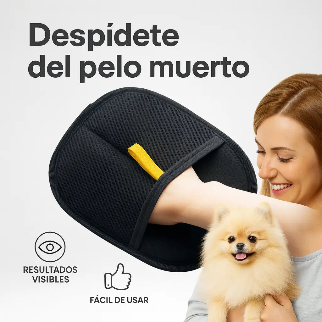 Guante Removedor de Pelo para Mascotas