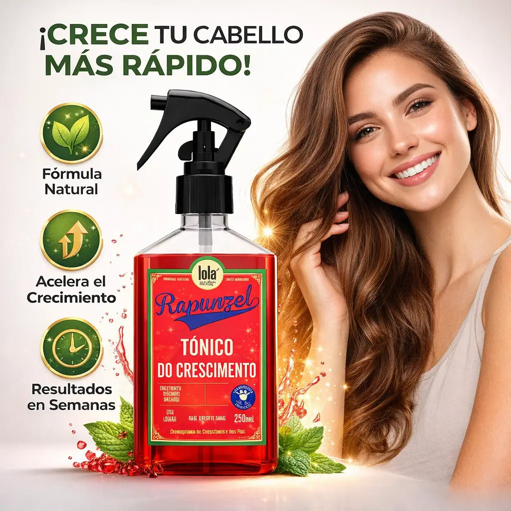 Tónico Rapunzel: Recupera la fuerza de tu cabello desde la raíz hasta las puntas