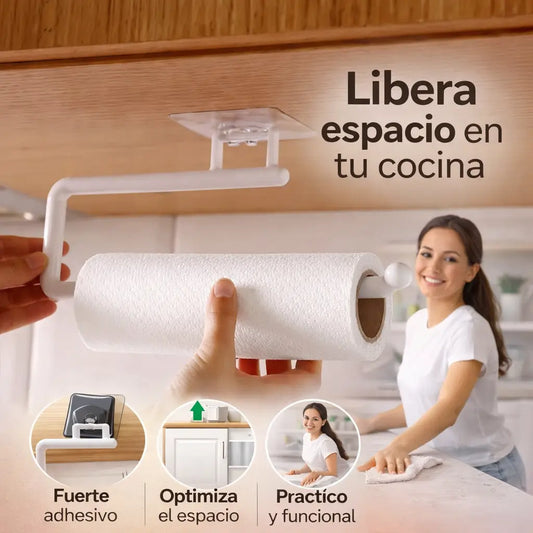 Soporte de papel - la solución definitiva para una encimera libre y limpia.