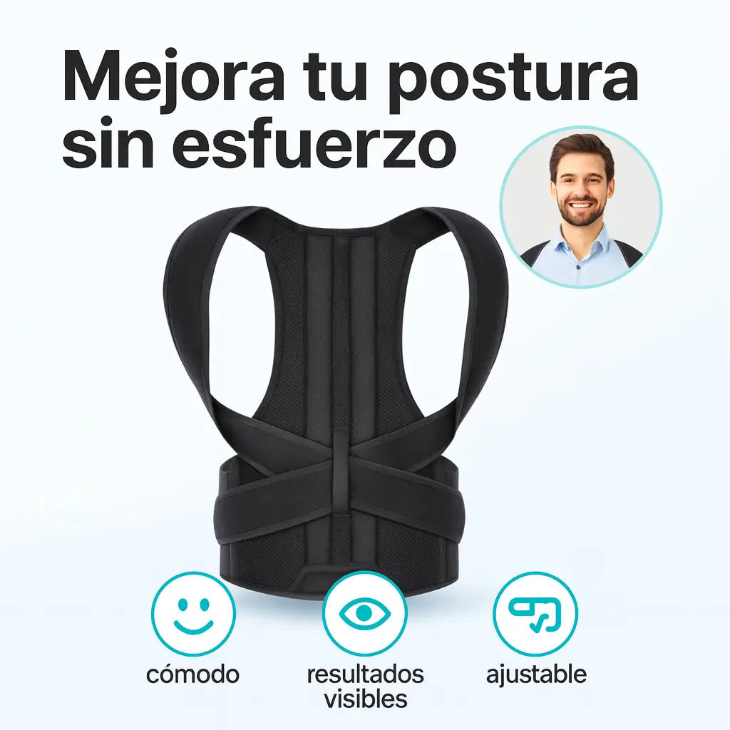 Mejora tu postura sin esfuerzo y luce más firme y confiado