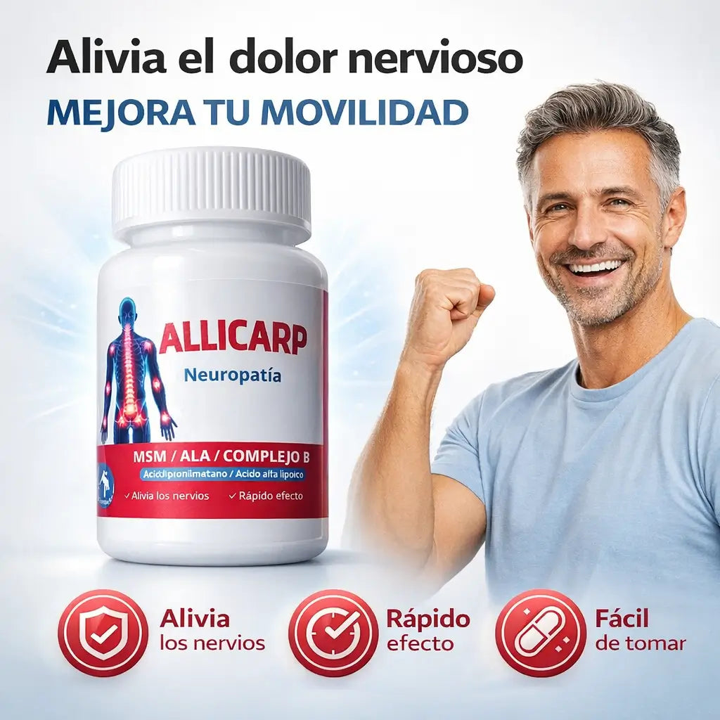 Allicarp: Recupera la libertad de tus movimientos y olvida el hormigueo constante