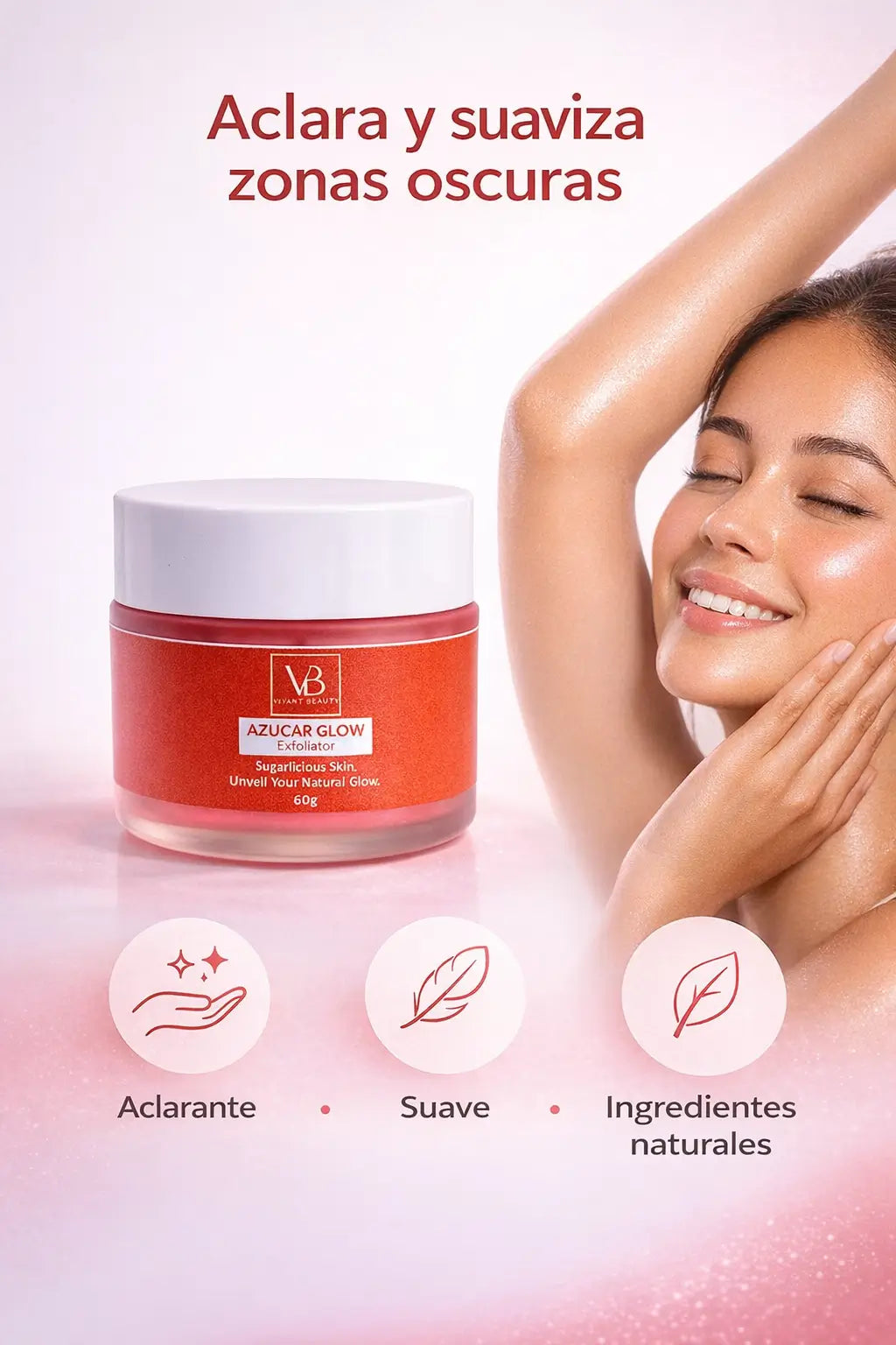 Azucar Glow Exfoliator 60g-el secreto para una zona íntima sin manchas.