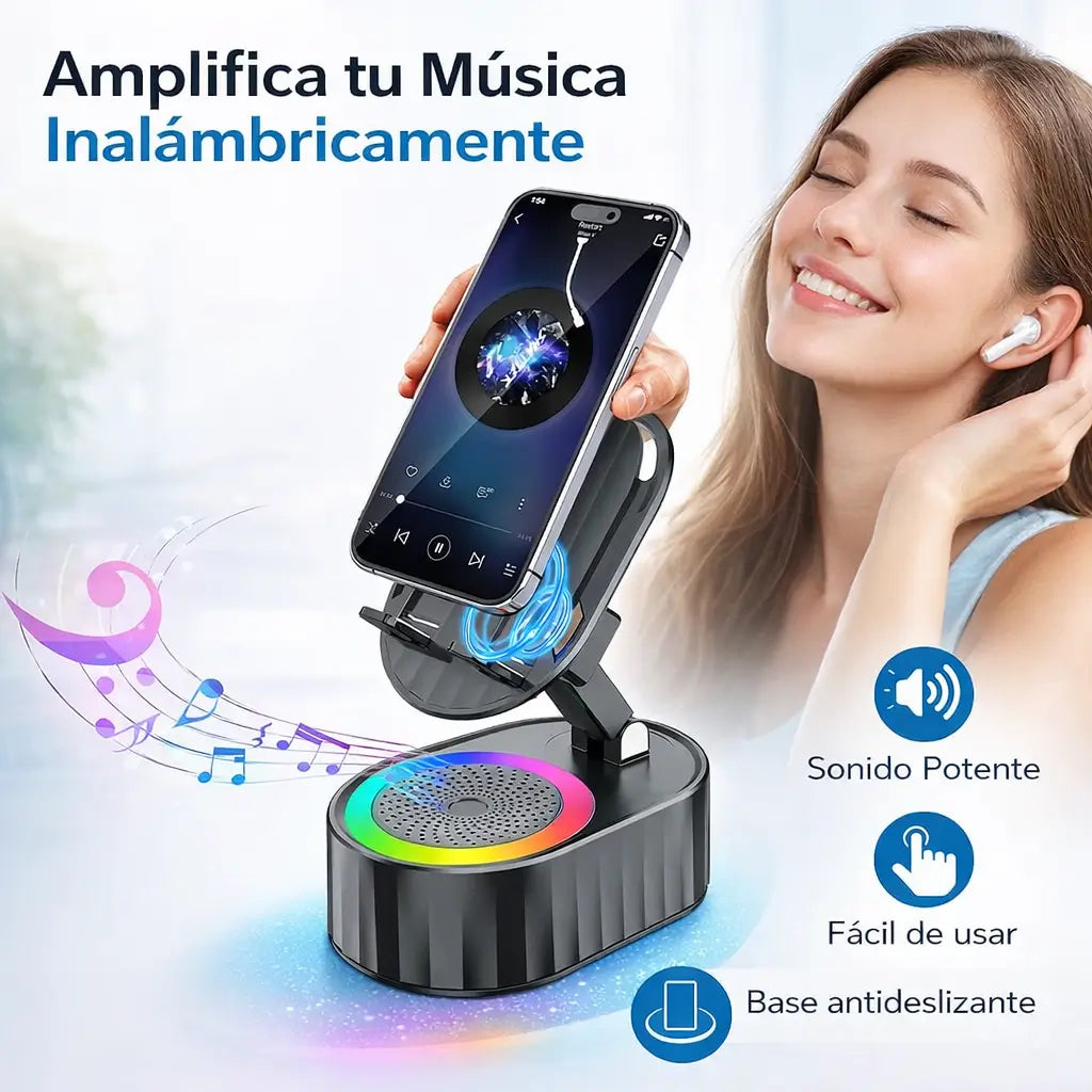 Soporte De Celular Con Parlante