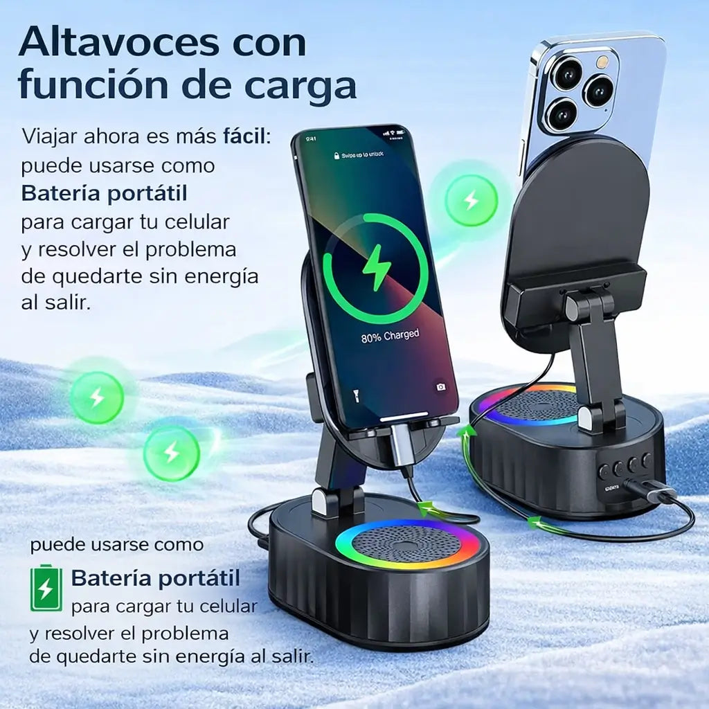 Soporte De Celular Con Parlante