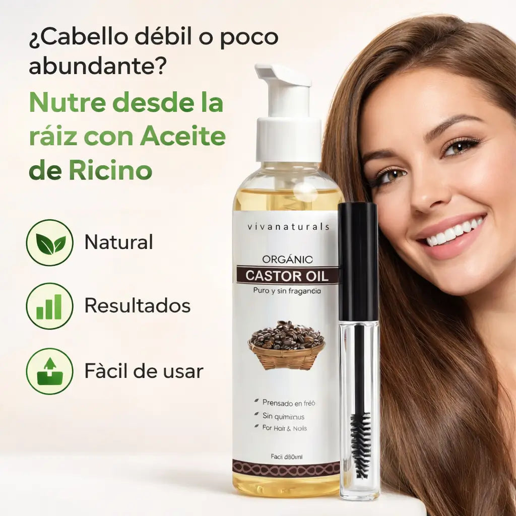 Viva Natural Castor Oil 250ml + Rimel