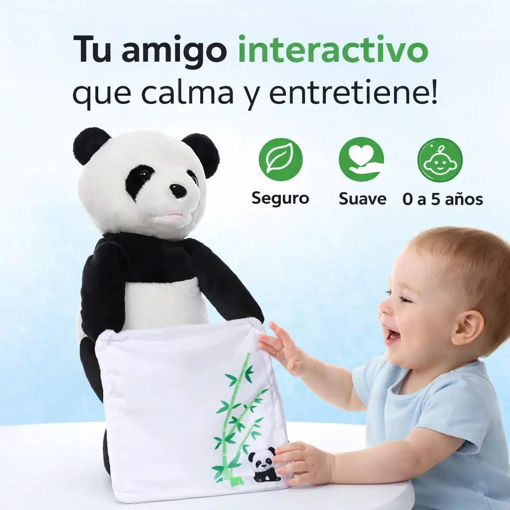 Panda interactivo: La primera mejor amistad de tu bebé que genera risas al instante.