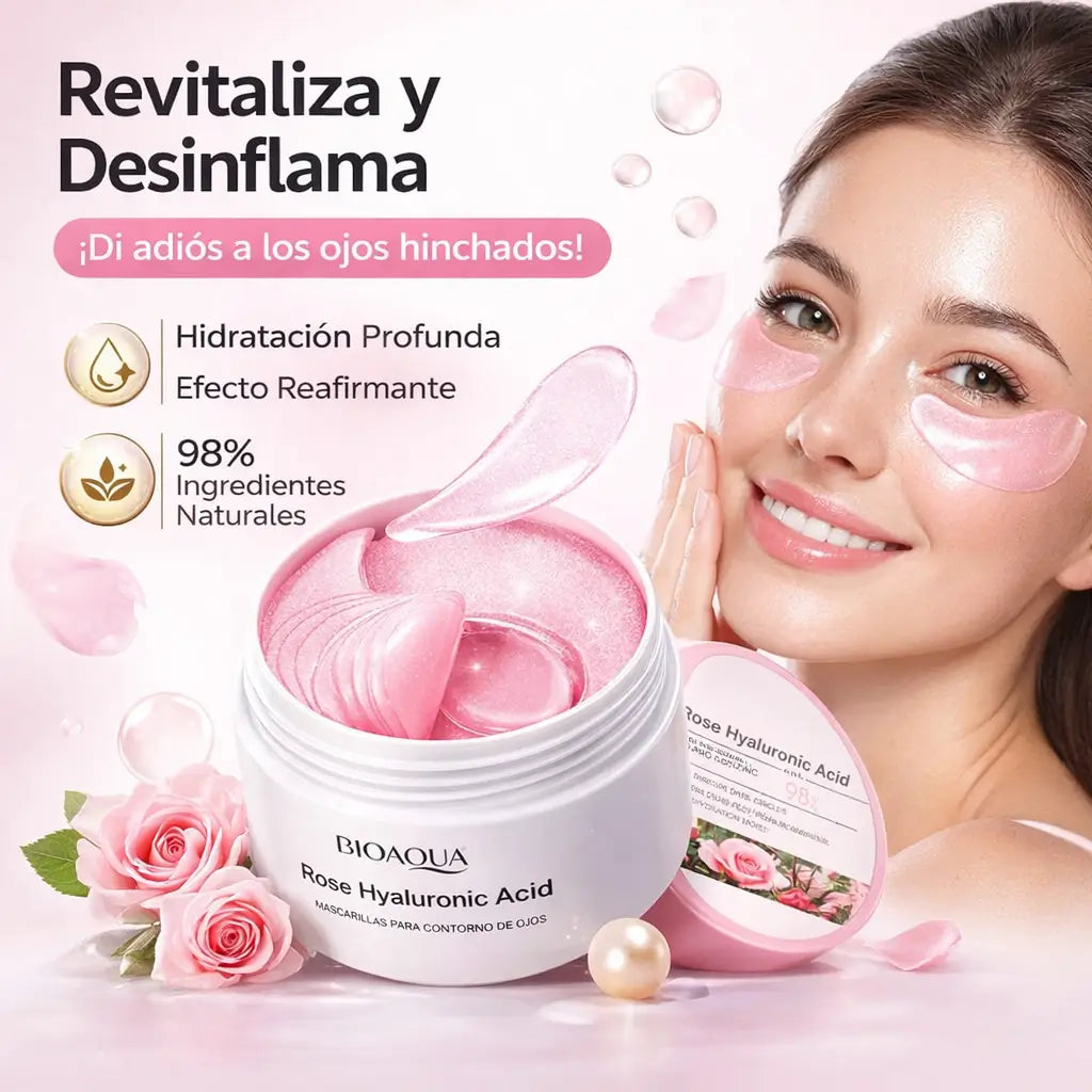 Parches para Ojeras: El secreto de las rutinas nocturnas para borrar la fatiga de tu rostro y tensar tu piel sin salir de casa.
