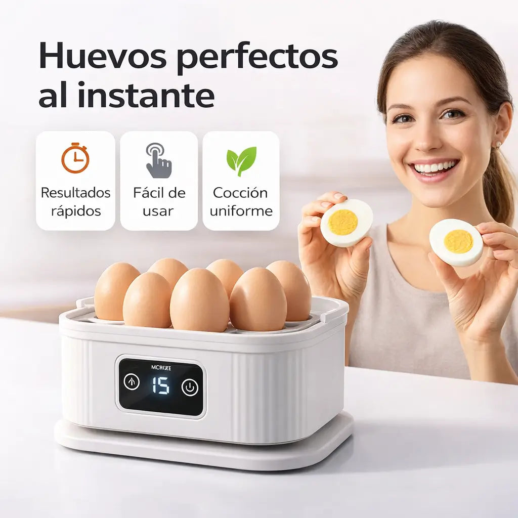 hervidora de huevos x6