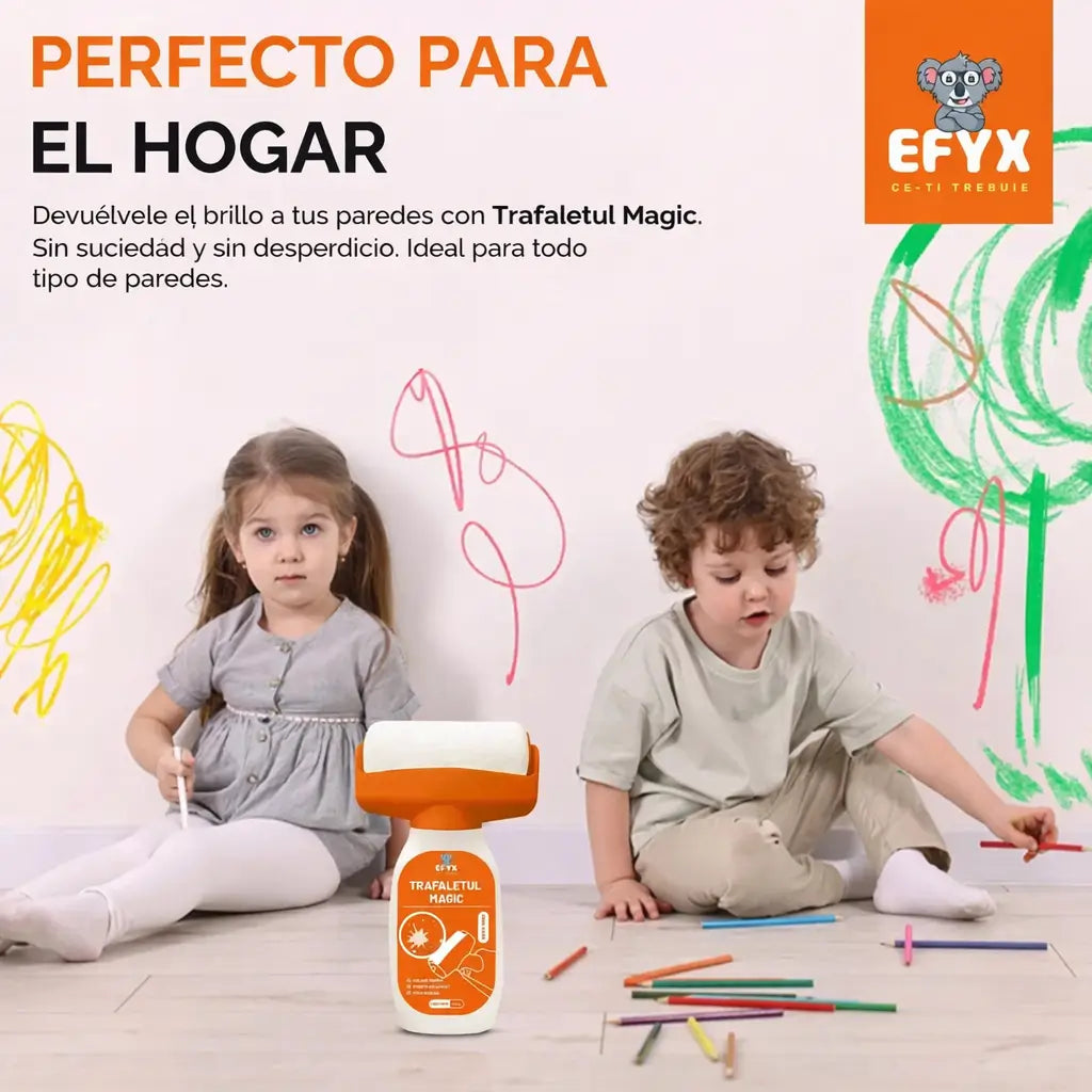 Rodillo Paredes Renueva tu Hogar en Minutos: Sin Goteos, Sin Manchas y Sin Pagar Pintores Caros.