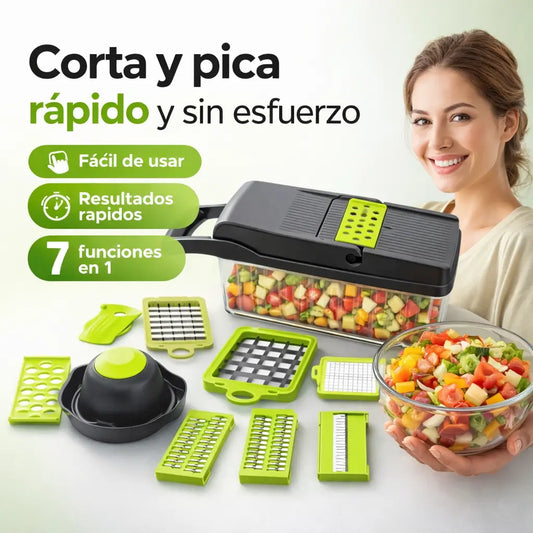 El Picador Pro 7-en-1: La solución definitiva para cocinar sano sin perder toda la tarde.