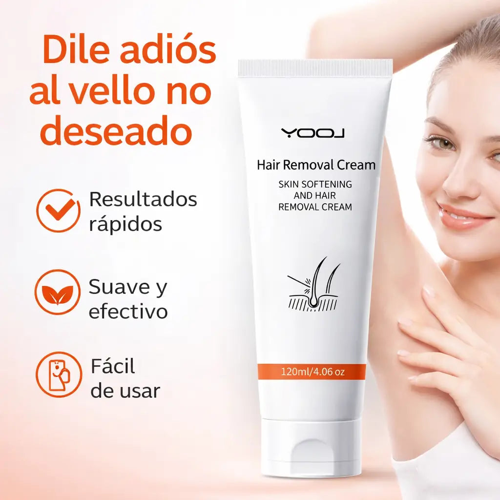 Herbal Hair Removal Cream- Piel de seda en 8 minutos: Dile adiós a las cuchillas