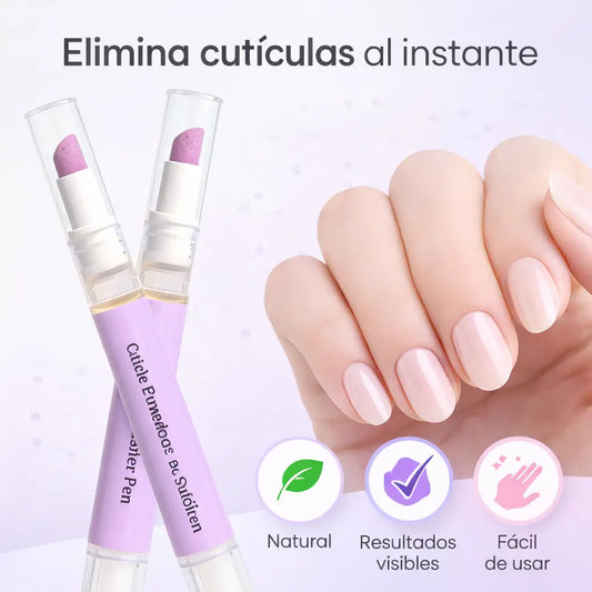 Lápiz de Aceite y Empujador de Cutículas: Luce una manicura de salón en 60 segundos sin salir de casa.