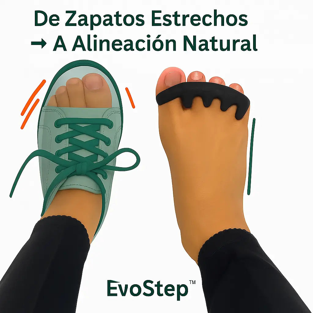 EvoStep BioAlign™ Toe Spacer – Corrige tus dedos y alivia tus pies naturalmente
