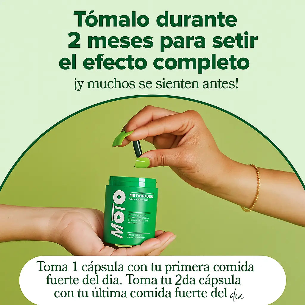 Moto Metabolism Support x 60 capsulas – Energía diaria y apoyo al metabolismo